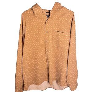 Vintage 90's George Suede Button Up Pocket Shirt